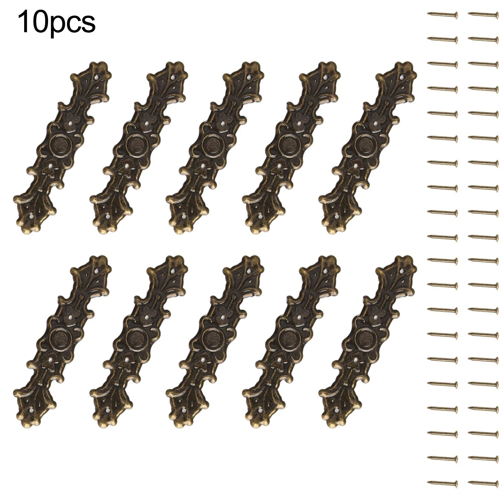 10PCS Alloy Corner Decorative Corners for Wooden Boxes