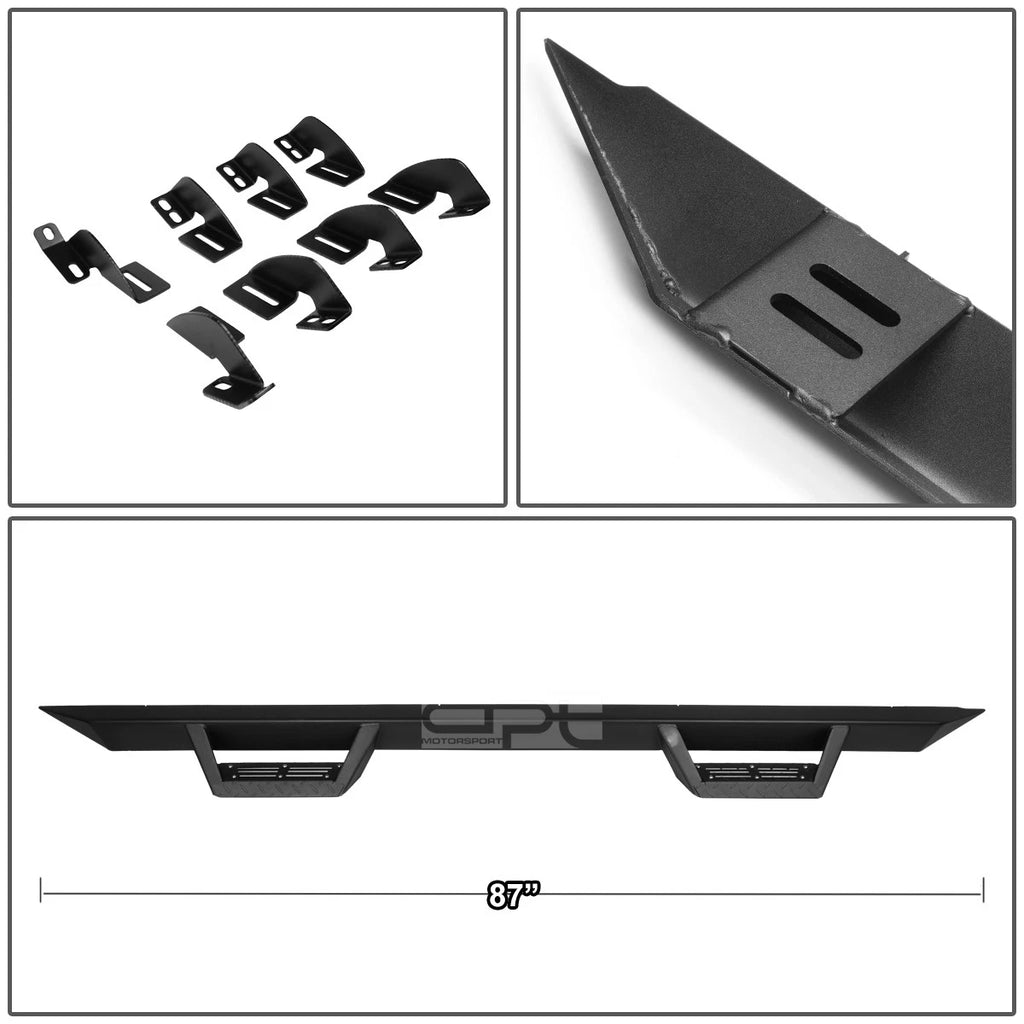 3" Side Bar Nerf Running Boards for Tundra Extended Crew Cab (2007–2020)