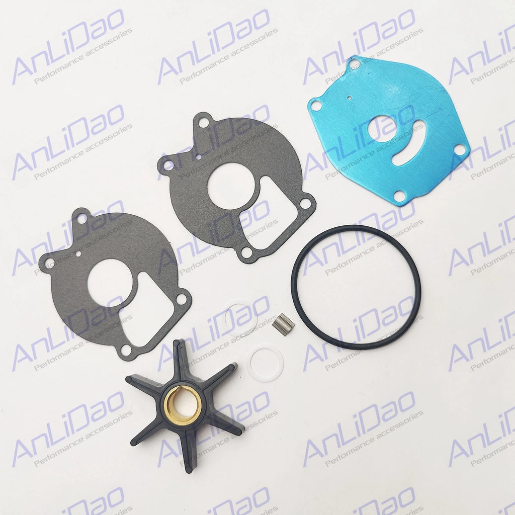 Water Pump Impeller Kit for Mercury 18 20 25HP (18-3215, 47-85089Q4, 47-85089T7)