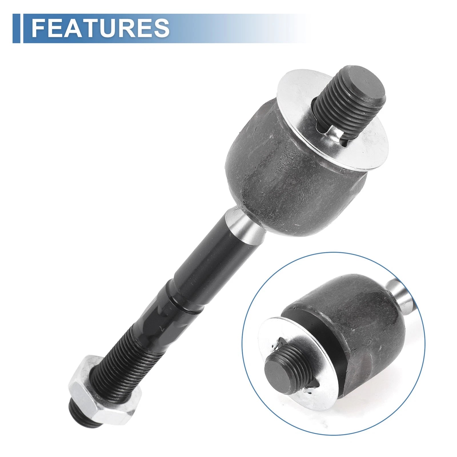 2X Front Inner Tie Rod End Links for Honda Accord, Acura CL TL (No.EV415)