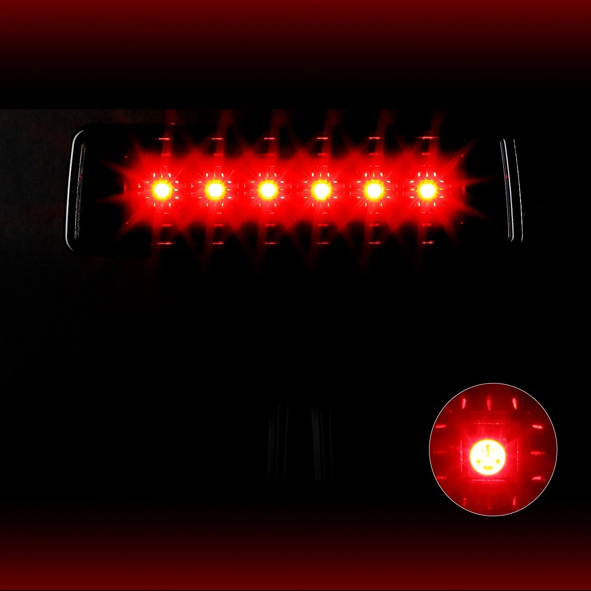 Full LED Third Brake Light for Jeep Wrangler (2007–2017) - Smoked
