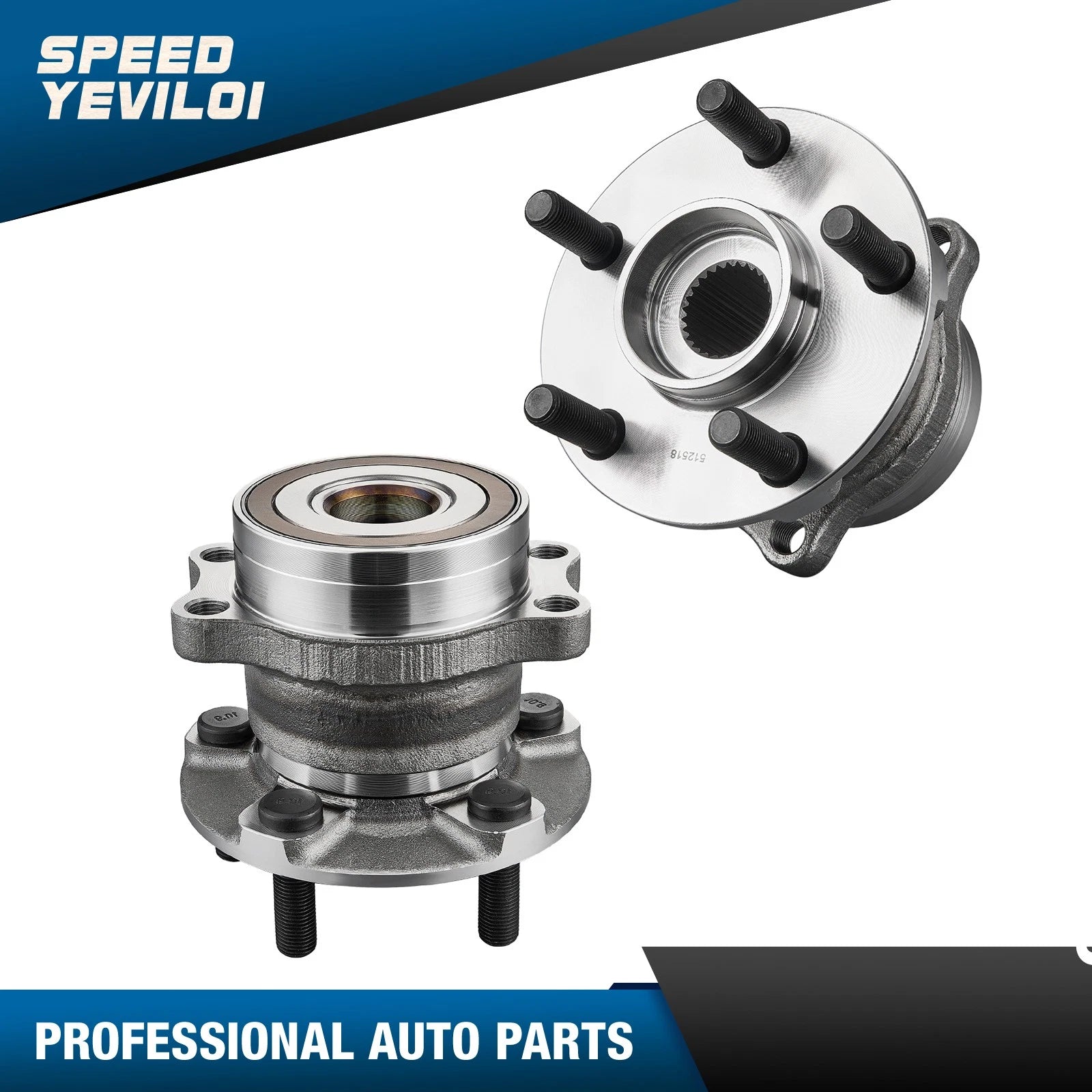 Rear Wheel Bearing and Hub Assembly for 2013–2015 Subaru XV Crosstrek 2.0L