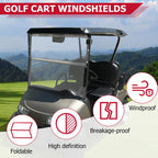 Folding Clear Windshield for EZGO RXV (2008–Present)