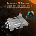 Starter Motor & Relay for Yamaha WR450F (2003–2006) 5HH-81940-00-00 12V CW PMDD