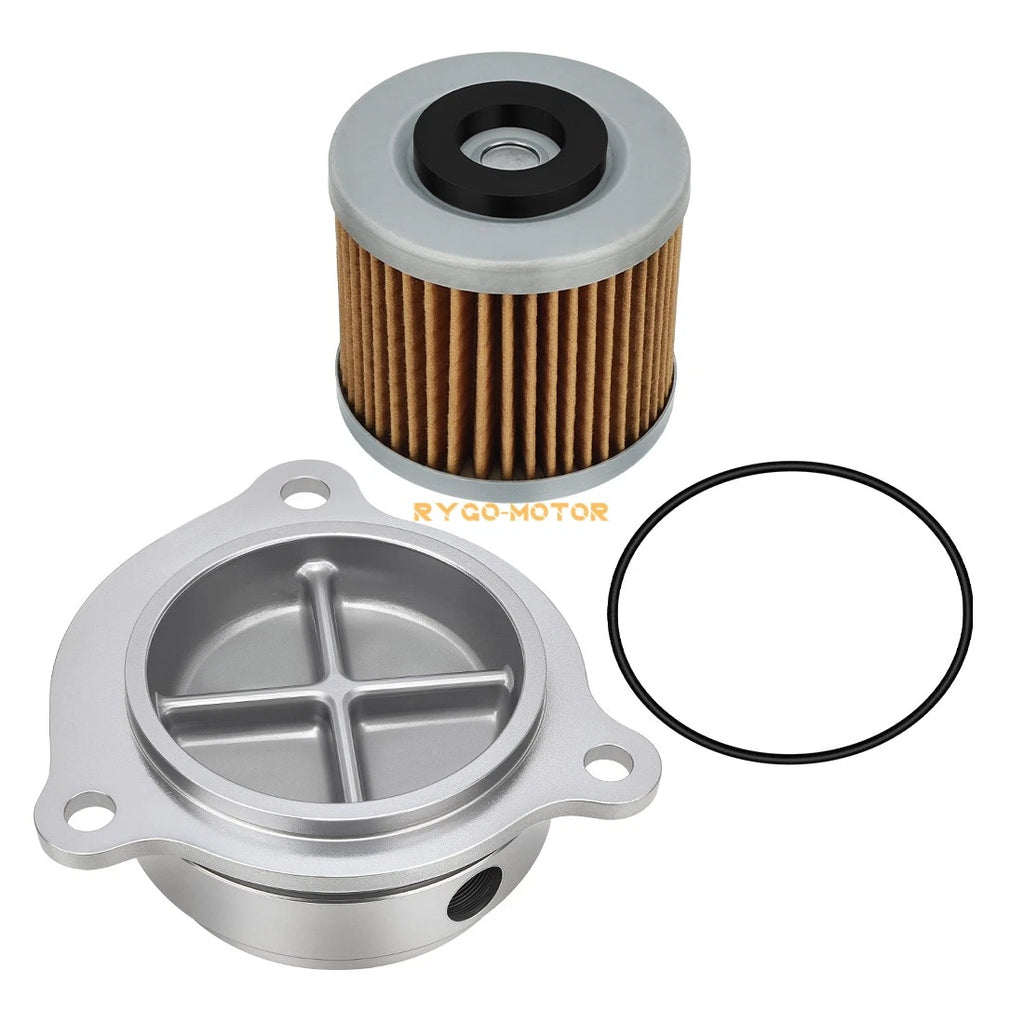 Oil Filter Set with Cover & O-Ring for Yamaha V Star 1100 (1999–2009)