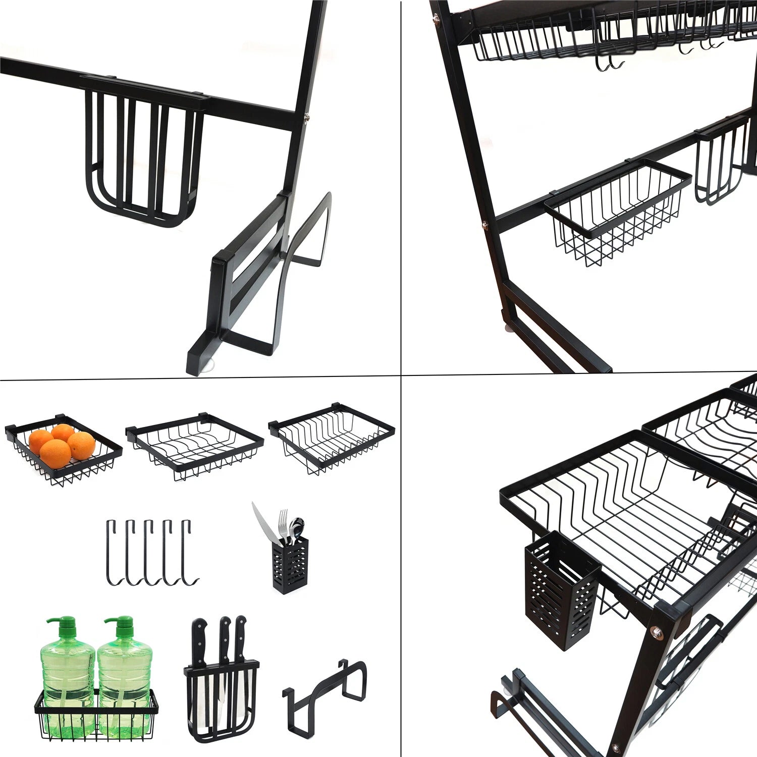 Over The Sink Dish Drying Rack for Kitchen (85CM)