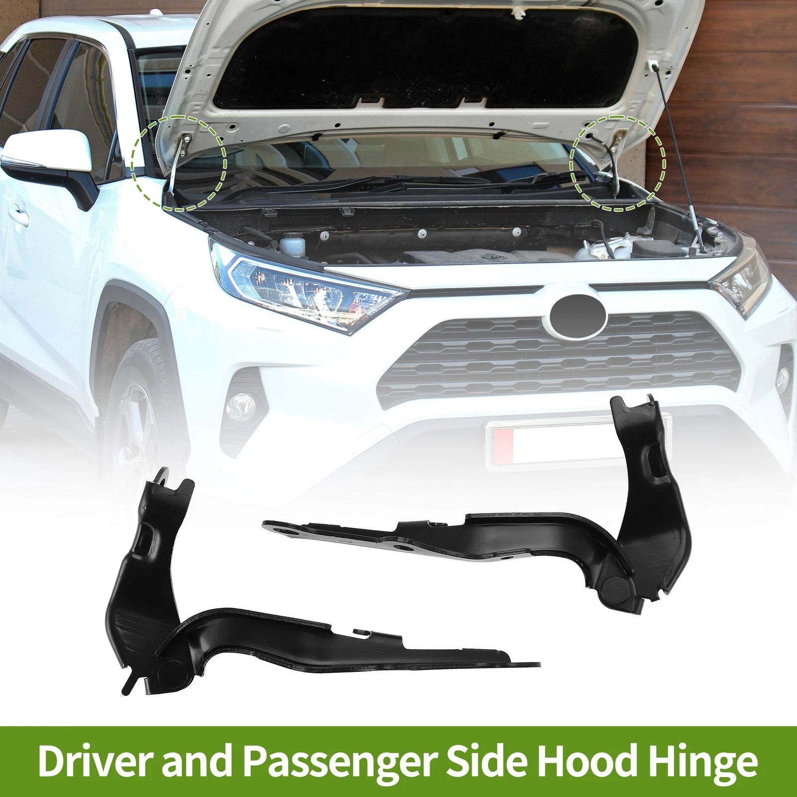 Hood Hinges for Toyota 4Runner (2003–2006) No. 5341048020, 1 Pair