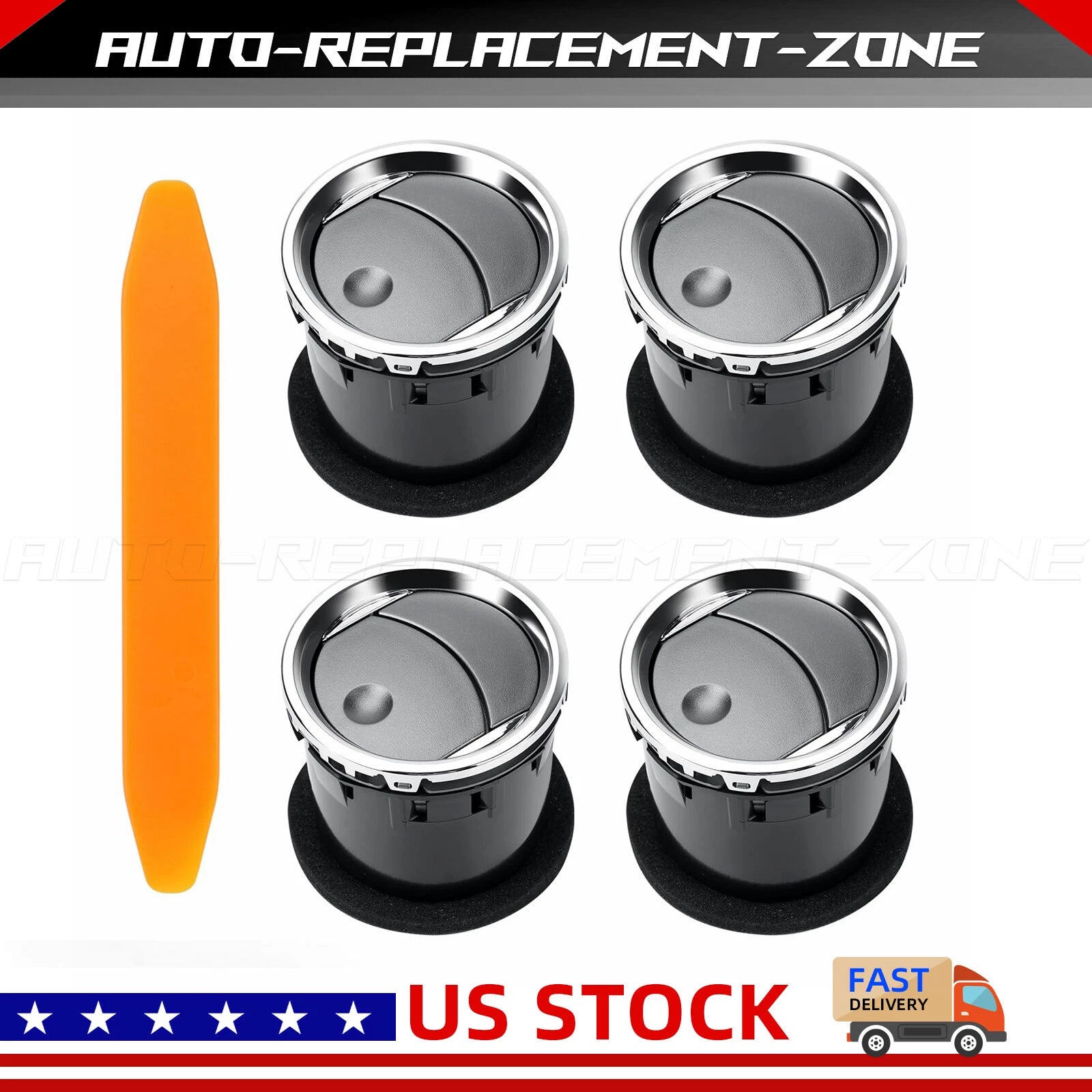 Set of 4 HVAC Air Vent Ducts for Ford F150 (2004–2008)