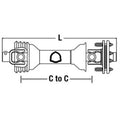 Universal PTO Driveline with 7.87" Friction Clutch 113 72H 114 84H