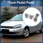 Set of 1 Manual Footrest Pedals Cover for Volkswagen Golf (1997–2005) Silver Tone