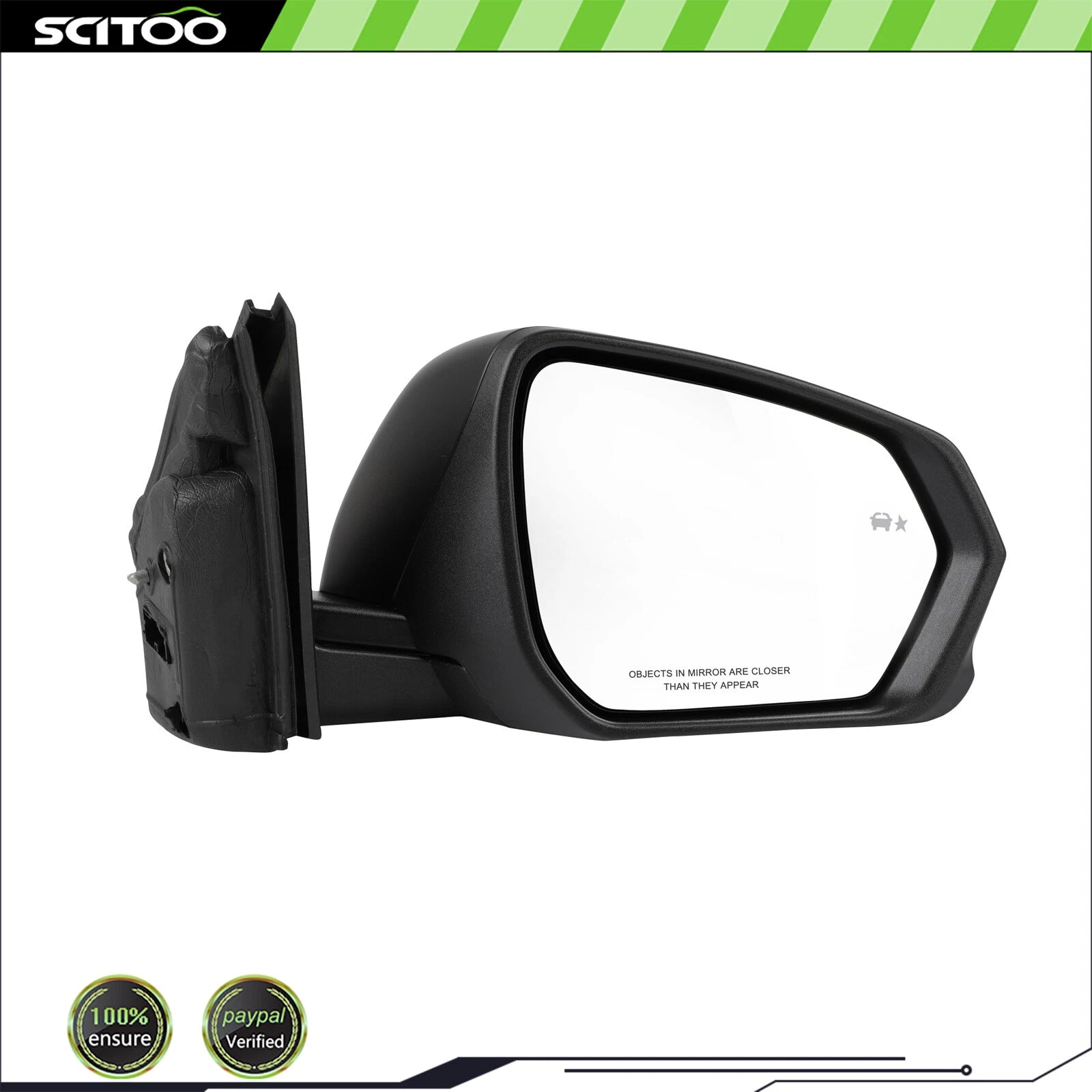 Passenger Side Mirror for Chevrolet Equinox (2018–2021) Turn Signal, Blind Spot, 8 Pin