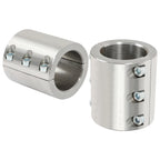 Set of 2 Steel Bolt-On Tube Clamps for Universal Roll Cage (1.75")