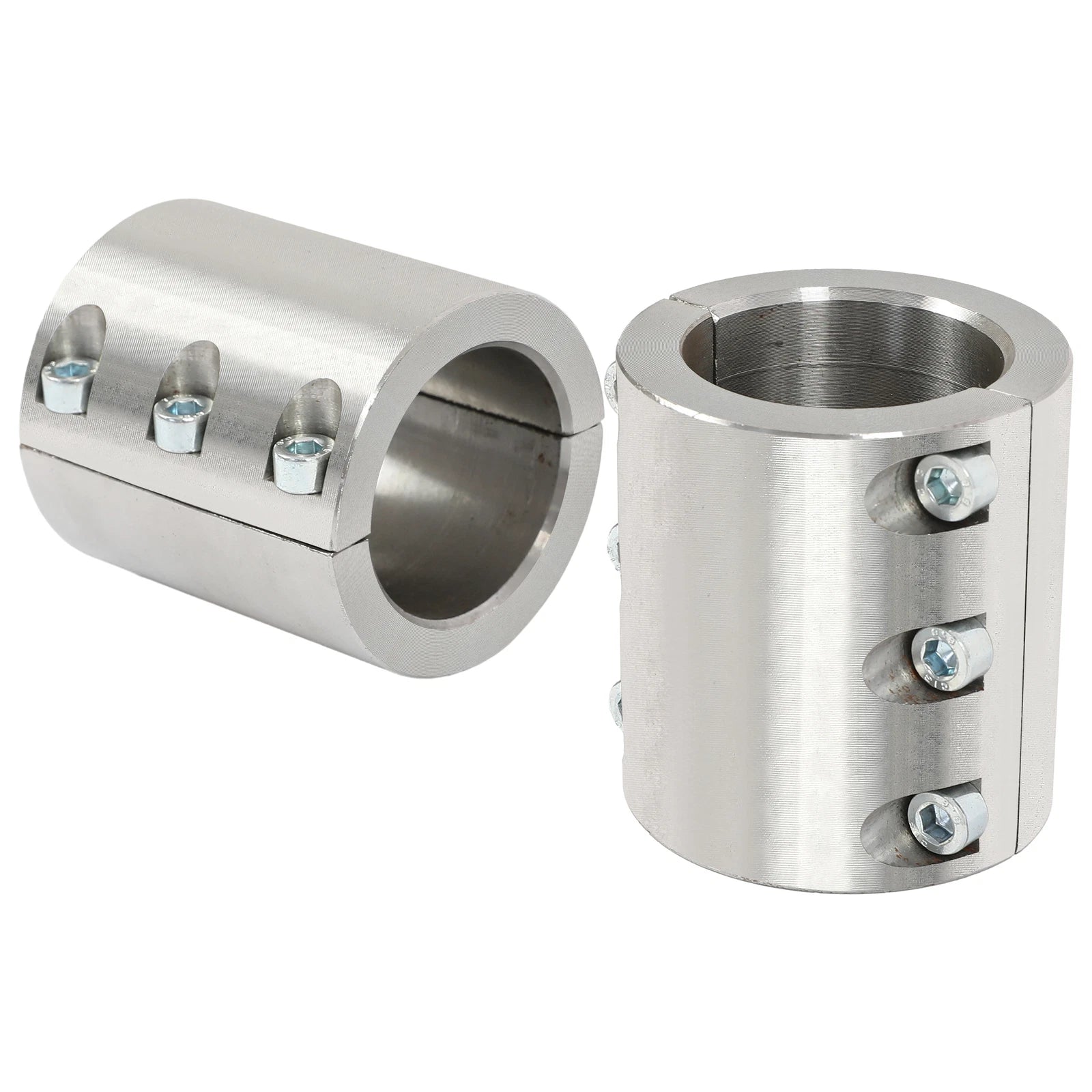 Set of 2 Steel Bolt-On Tube Clamps for Universal Roll Cage (1.75")