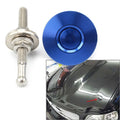 Blue Quick Release Hood Pins Latch Clips for Universal Cars