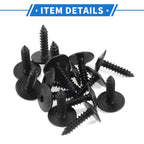 15 Pcs Fender Liner Splash Shield Bumper Cover Screw for Audi A4 (1996–2016)
