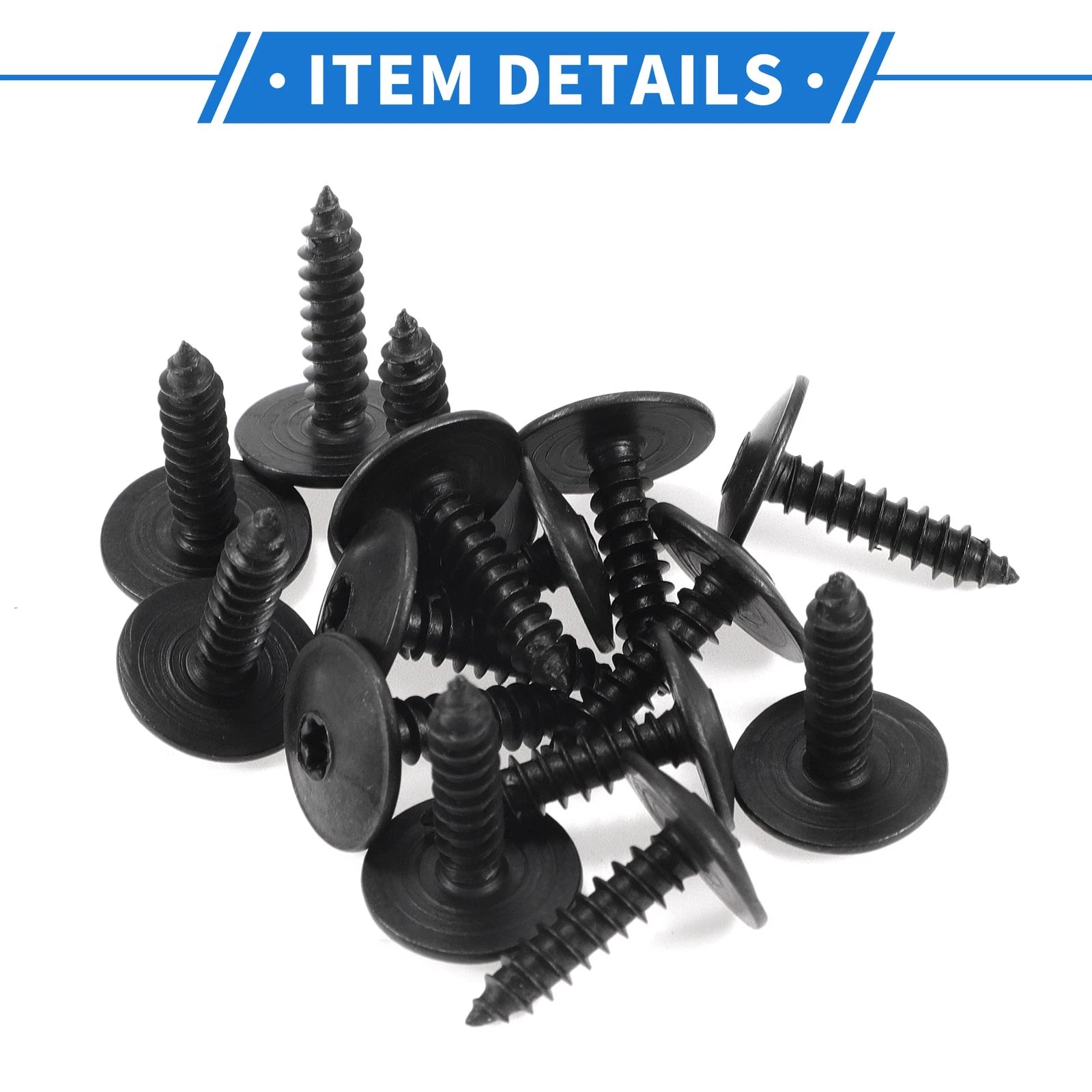 15 Pcs Fender Liner Splash Shield Bumper Cover Screw for Audi A4 (1996–2016)
