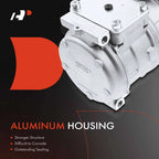A/C Compressor with Clutch for Jeep Wrangler (2000-2002)