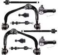 10x Front Upper Control Arm and Ball Joint for Ford F-150 (2005–2008)