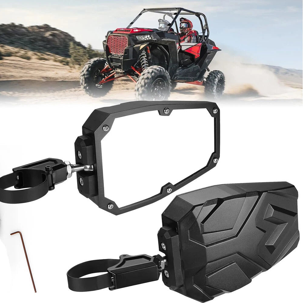 Set of 2 Racing Style Rear View Side Mirrors for Can Am Maverick X3 (2017–2024)