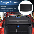 Cargo Cover for Nissan Kicks (2025–2026) Rear Trunk Shade Black