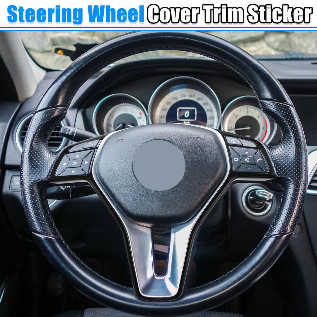 Steering Wheel Cover for Mercedes Benz A B C (Plastic Trim Replacement)