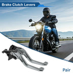Short Brake Clutch Levers for Suzuki GSX-8S (2023–2025) - Solid Titanium, 1 Pair