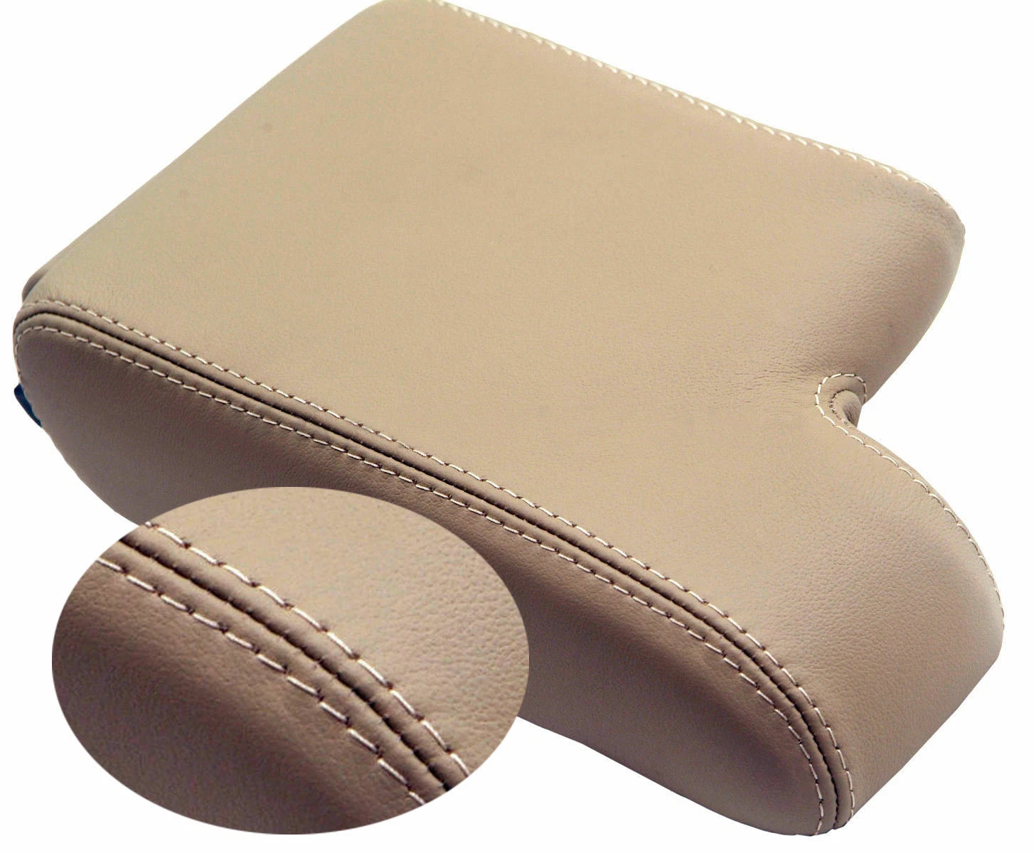 Center Console Armrest Cover for BMW E36 (1992–1999) Beige Leather Synthetic