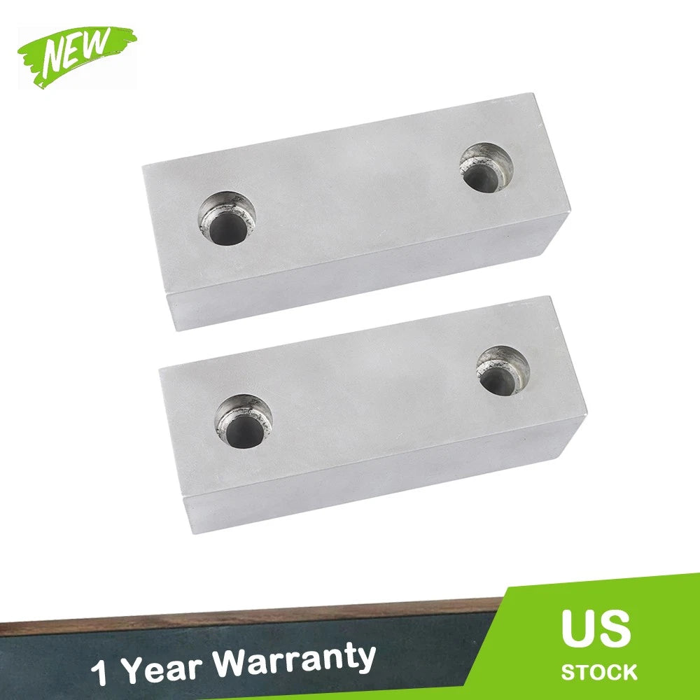 Set of 2 Reversible Soft Vise Jaws for 6" Vises (Aluminum)