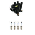 Set of 4 Hitachi Ignition Coils & Bosch Platinum Spark Plugs for Ford Ranger (1998–2011)