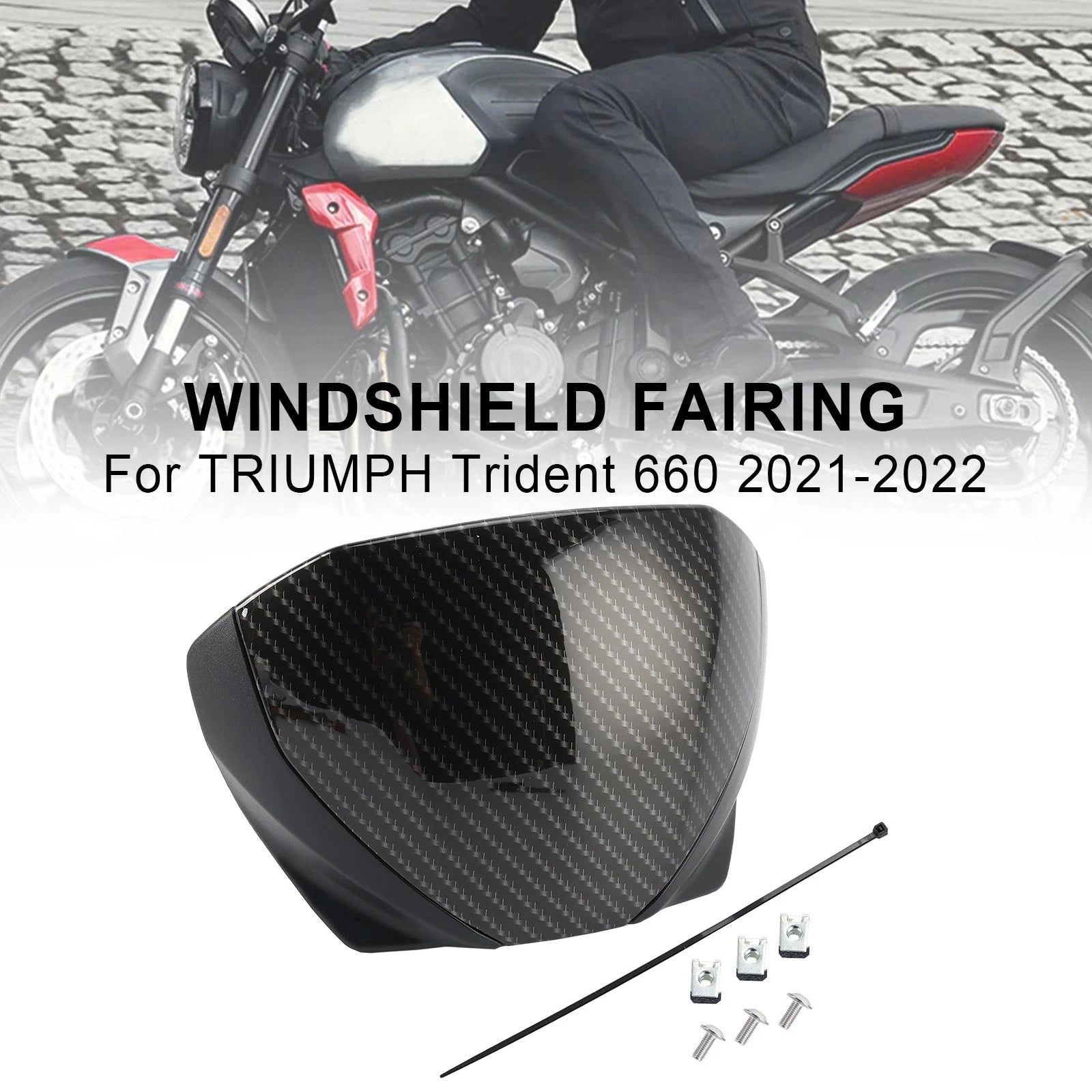 Windshield Fairing Deflector for Trident 660 (2021–2026)