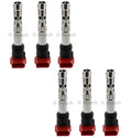 Set of 6 Bosch Direct Ignition Coils for Audi A4 A6 Quattro (2002–2008)