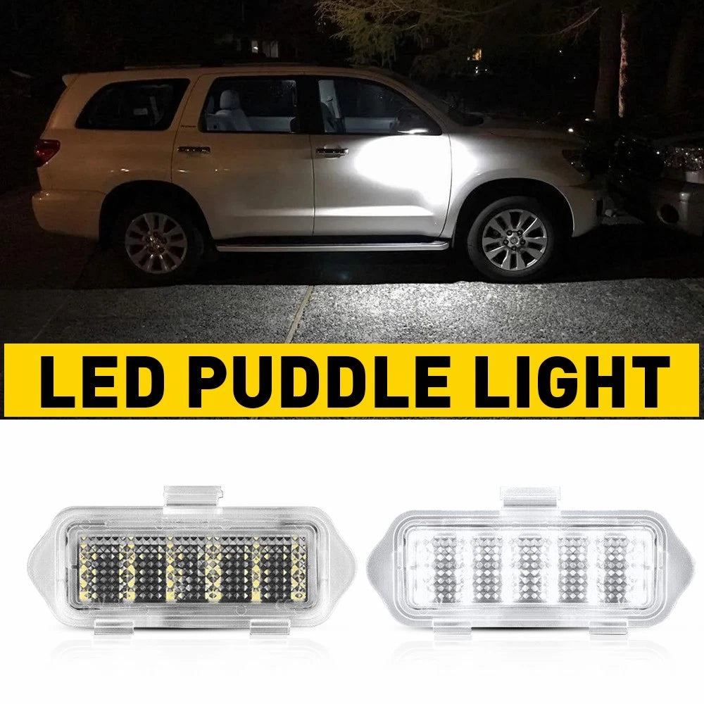 LED Side Mirror Puddle Light for Cadillac Escalade, Chevy Silverado, Sierra, Suburban, Tahoe (2003–2006)