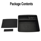 Car Storage Box Organizer for Interior (Universal Fit) 17.3x16cm Black