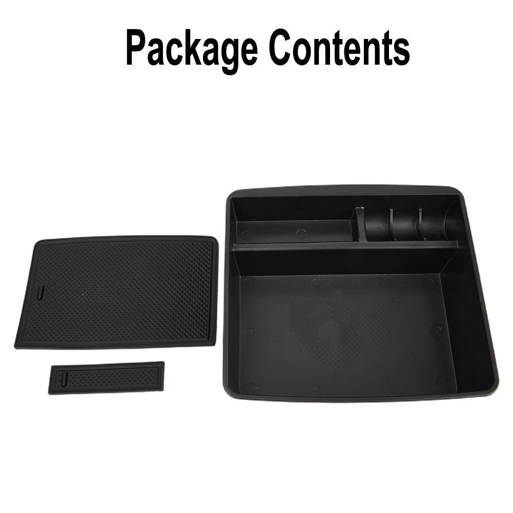 Car Storage Box Organizer for Interior (Universal Fit) 17.3x16cm Black
