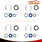 Set of 4 Fuel Injector O-ring Seals for Audi Q5, Jetta GLI, GTI (1.8, 2.0T)