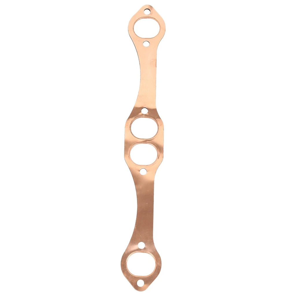 2pcs Exhaust Manifold Gasket for Chevy 327 305 350 383 (1967–1995) Oval Port