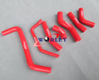 Silicone Radiator Hose for Kawasaki KX450F KXF450 2009-2015 - Red