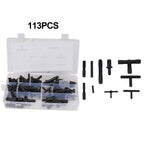113PCS Vacuum Tubing Connector Kit for Repairs and Replacements