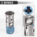 Cigarette Lighter Socket for Dodge Ram, Jeep, Chrysler (2002–2023)