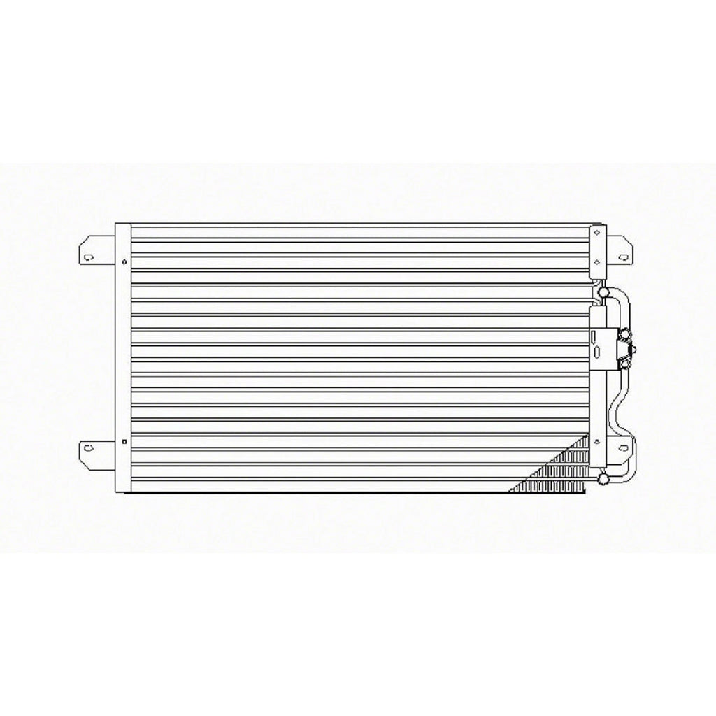 Replacement A/C Condenser Repair Part For 1996-2000 Plymouth Breeze