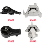 Set of 4 Engine & Trans Mounts for Chevrolet Cruze (2011–2016) 1.4L Auto
