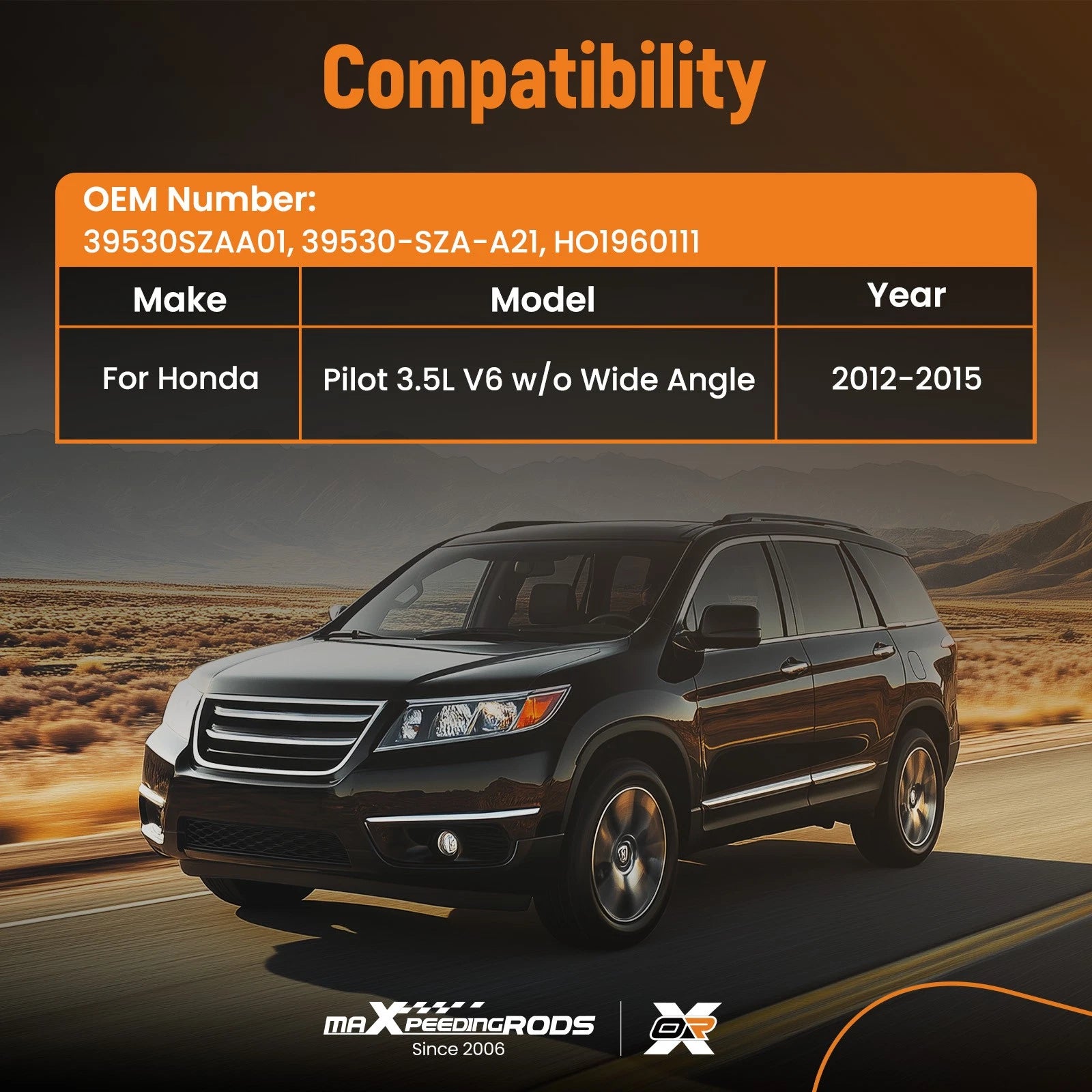 Rear Parking Camera for Honda Pilot (2012–2015)