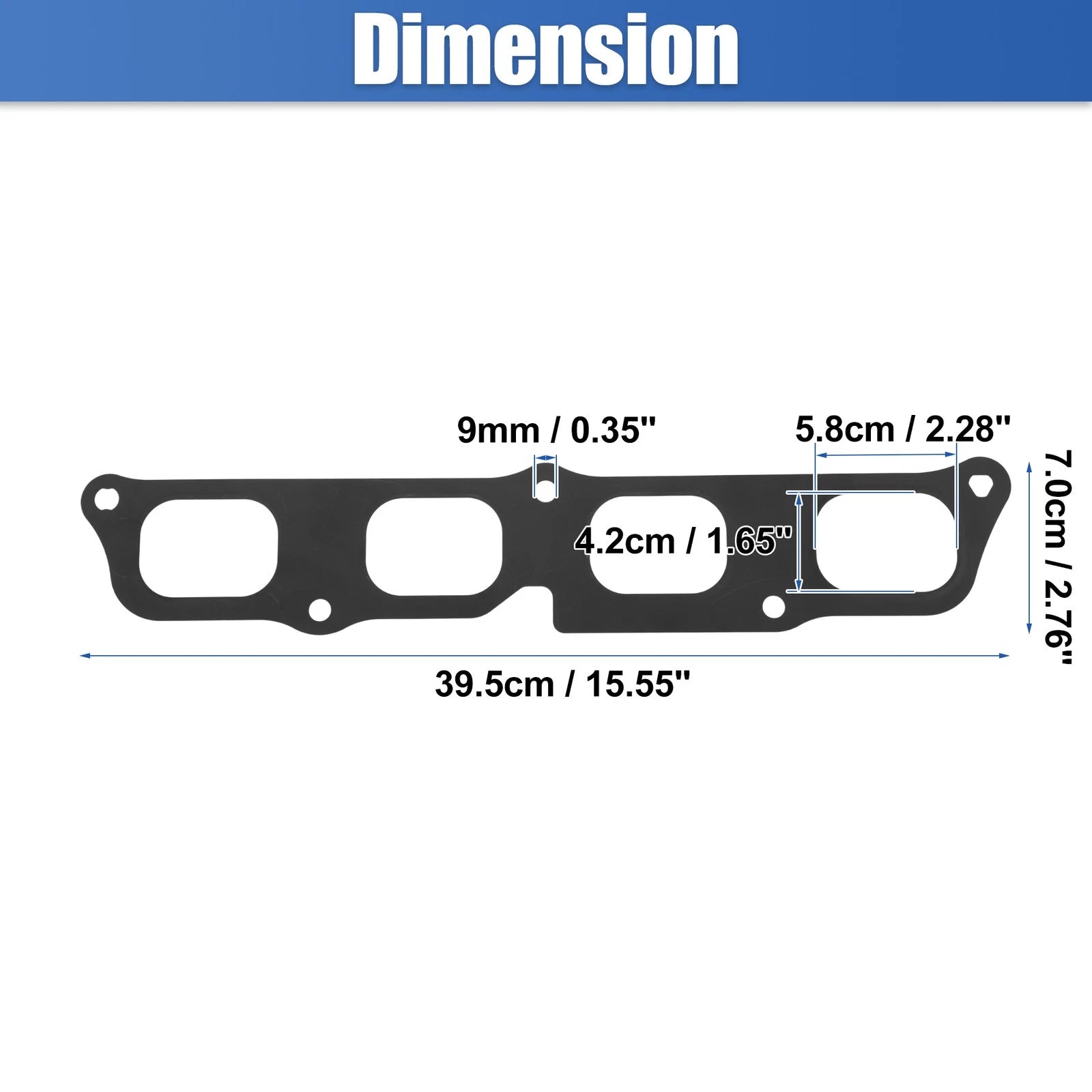 Exhaust Manifold Gasket for Chevrolet Colorado, GMC Canyon (781913530951)