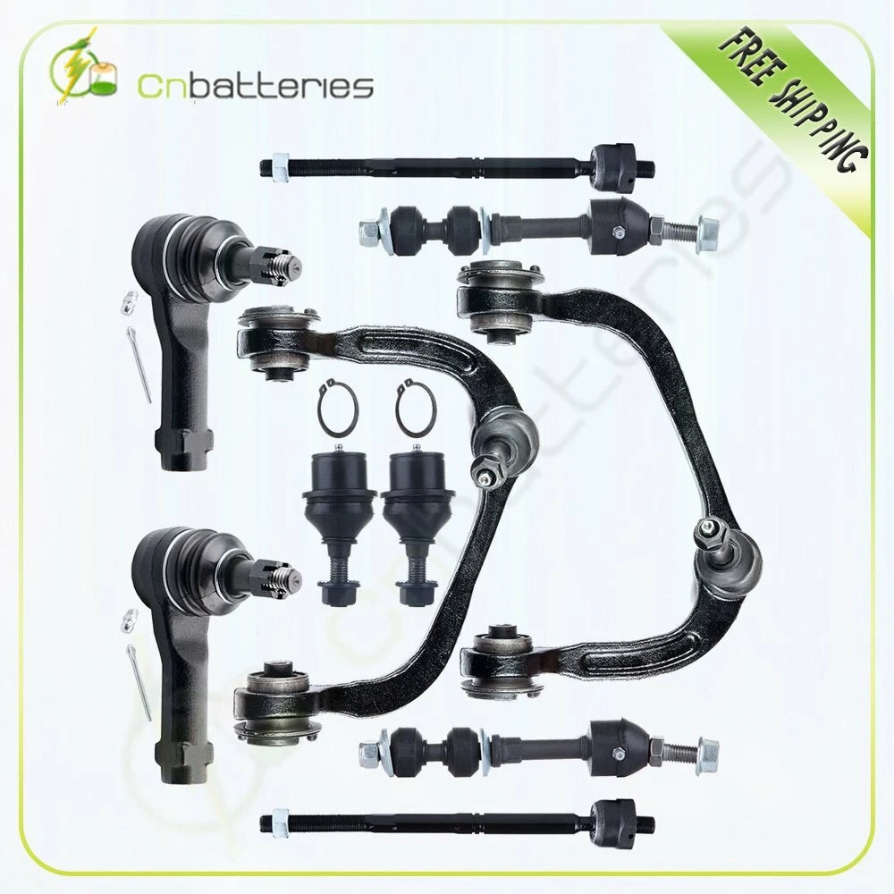 10pcs Front Upper Lower Suspension Kit for Ford F-150 2WD Mark LT (2005–2008)