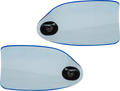 Klock Werks Flare Handguards for Harley-Davidson (Hydraulic Clutch, Blue Ice)