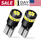 2X 6000K LED T10 Bulbs for Interior Map Dome Trunk License Plate Lights