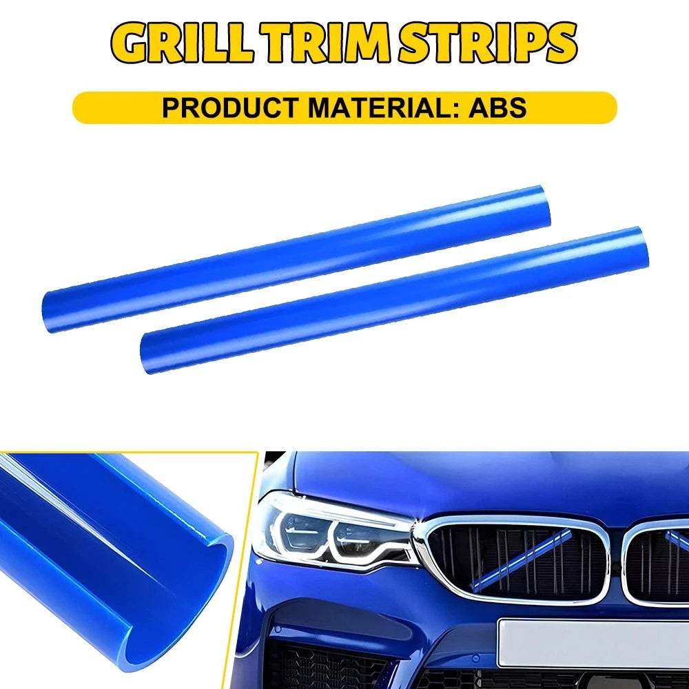 Front V Brace Grill Trim Strip Cover for BMW 1 2 3 Series (F20 F30 F48)