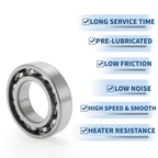 Deep Groove Ball Bearing 30x55x13mm for Scooter Skateboard (1 Pc)