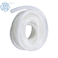25 Ft 1/2" ID × 3/4" OD Heavy Duty Braided Clear PVC Tubing