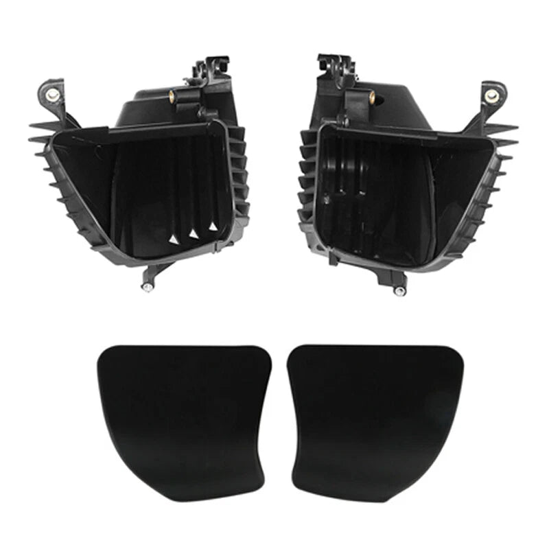 Black Fairings Storage Glove Boxes & Doors for Harley Road Glide (2015–2024)